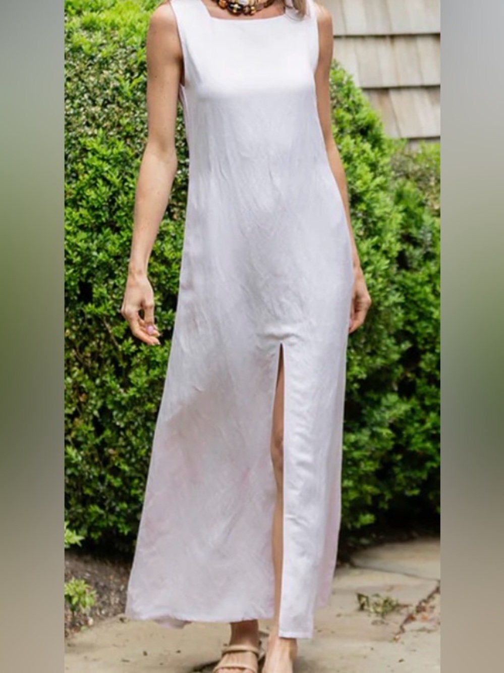 Julia Amory Isabella Linen Maxi Dress | Coastal Quiet Luxury